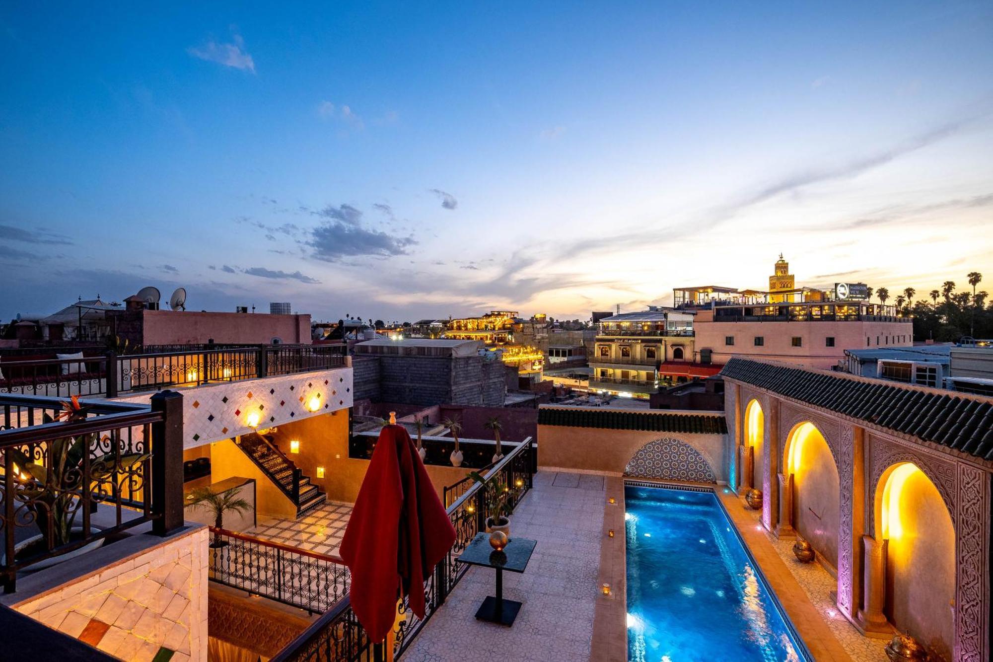 Hotel Riad Hamdane Et Spa Marrakesch Exterior foto