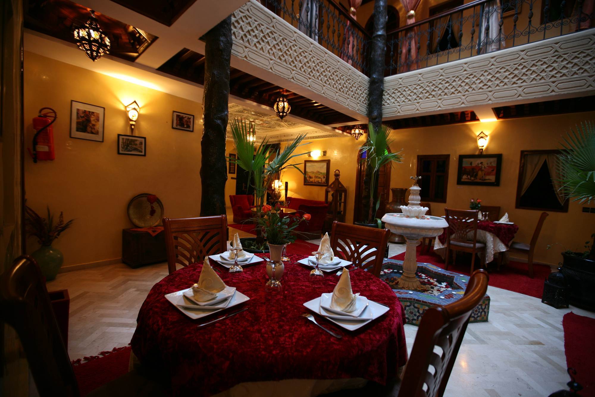 Hotel Riad Hamdane Et Spa Marrakesch Restaurant foto