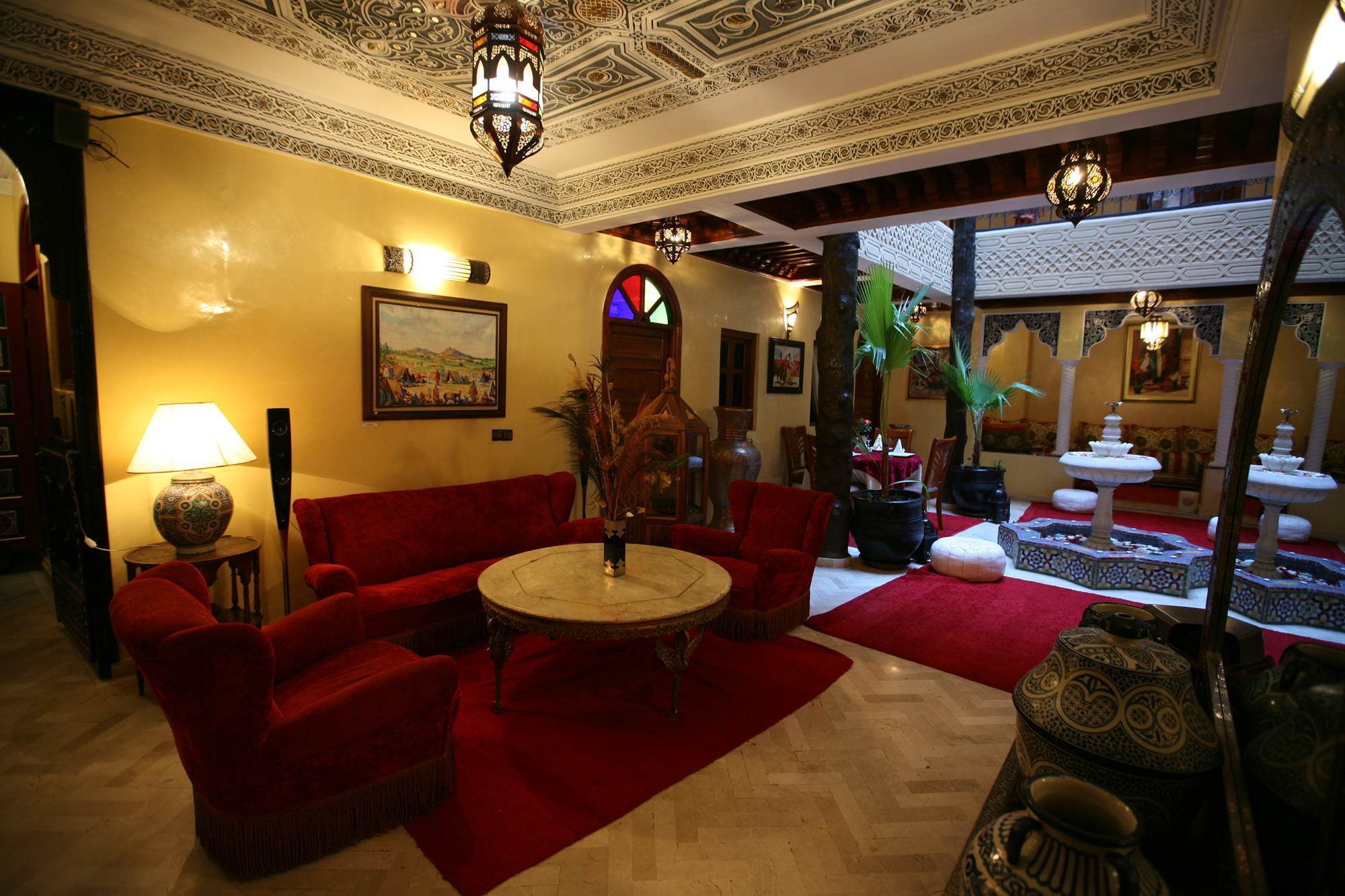 Hotel Riad Hamdane Et Spa Marrakesch Interior foto